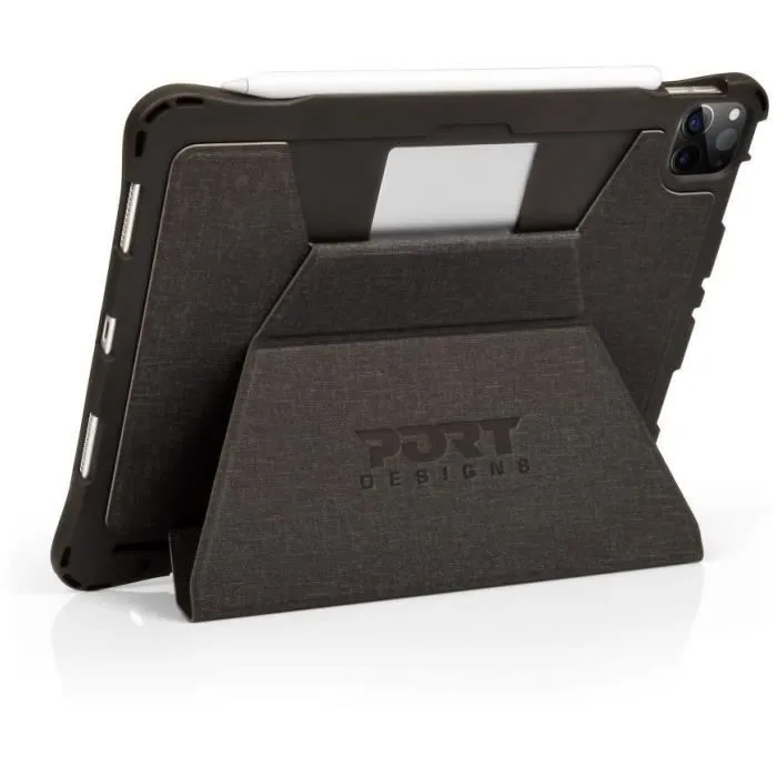Port Designs Funda Libro iPad 10ma Generación 10.9 Pulgadas - Modelo MANCHESTER II, Color Negro, Ref. POR3567042015302