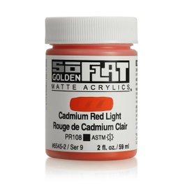 Golden SoFlat Cadmio Rojo Claro 59 ml