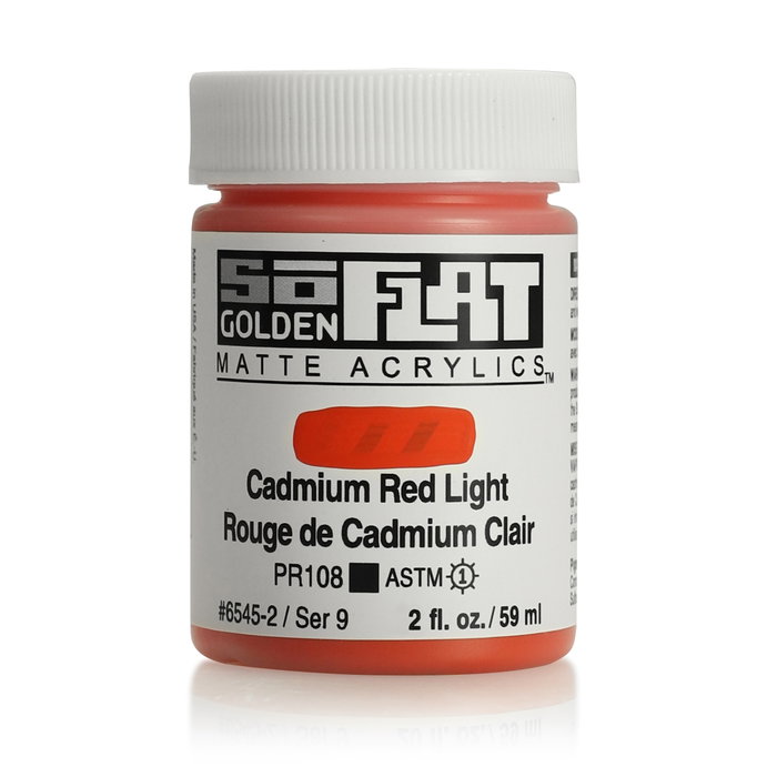 Golden SoFlat Cadmio Rojo Claro 59 ml Golden SoFlat Cadmio Rojo Claro 59 ml