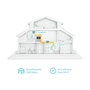 TP-Link TL-WPA7619 KIT Adaptador Powerline HomePlug AV2 de 1000 Mbit/s con Wi-Fi 5 (AC) Gigabit Ethernet, Blanco - Paquete de 2 Unidades
