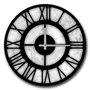 Wallity Reloj Decorativo 5050MS-014 MDF 50 cm Diámetro Movimiento Silencioso Elegante Moderno para Salón Dormitorio Oficina