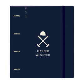Safta Carpeblock Carpeta de Anillas con Recambio A4 Harper & Neyer