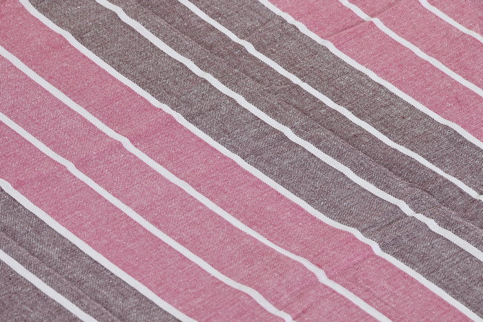 DKD Home Decor Toalla Mediterraneo Rosa Naranja Algodon Poliester 170 x 90 cm (6 Unidades)