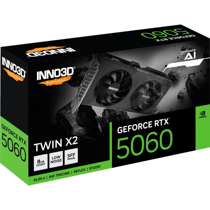 Inno3D RTX 5060 Twin X2 8GB GDDR7 PCI Express 5.0 Tarjeta Gráfica