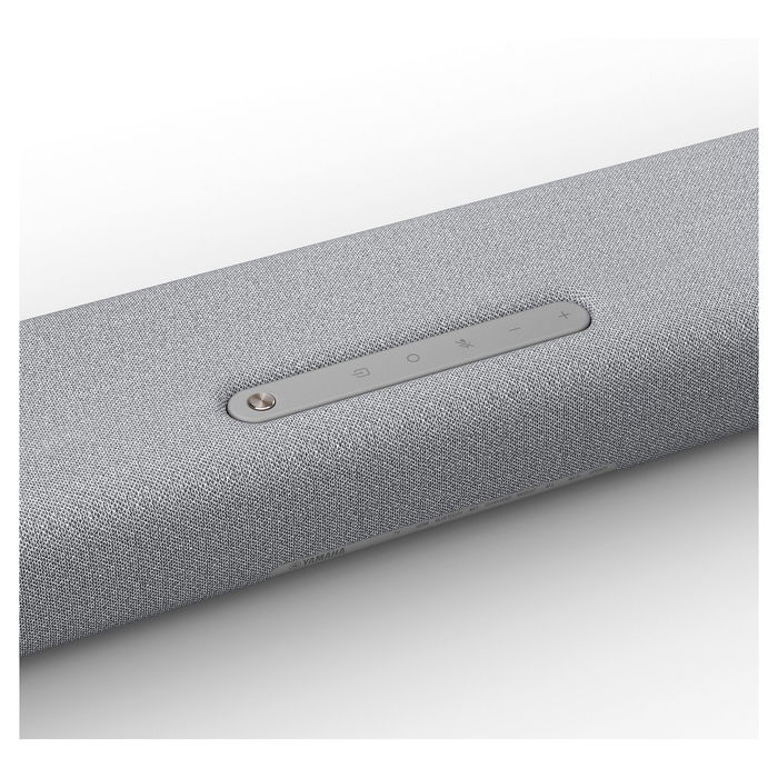 Yamaha 40A True X-Bar Hellgrau - Barra de Sonido con Subwoofer Integrado, Dolby Atmos, 180W, Gris Claro