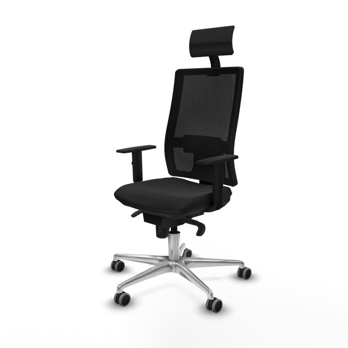 PIQUERAS Y CRESPO Silla de oficina Horna con mecanismo Sincro Negro PIQUERAS Y CRESPO Silla de oficina Horna con mecanismo Sincro Negro