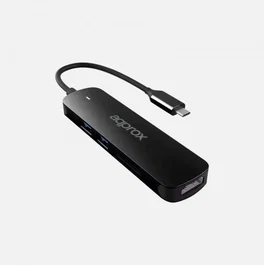 Approx Hub USB-C 5 Puertos USB 3.0, HDMI, SD, MicroSD - Negro