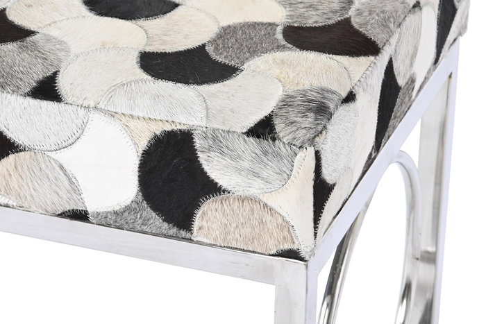 DKD Home Decor Descalzadora Colonial Blanco Negro 41 x 44 x 122 cm DKD Home Decor Descalzadora Colonial Blanco Negro 41 x 44 x 122 cm