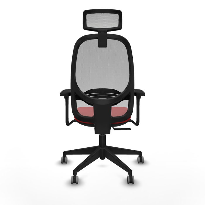 PIQUERAS Y CRESPO Silla de oficina Cilanco con mecanismo Sincro, Rojo y Gris PIQUERAS Y CRESPO Silla de oficina Cilanco con mecanismo Sincro, Rojo y Gris