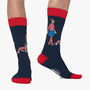 Calcetines Jimmy Lion Wally Friends Azul 5,5