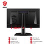 MSI MPG 271QRXDE Monitor Gaming QD-OLED 67.3 cm (26.5") 2560x1440 Wide Quad HD 360 Hz 1 ms AMD FreeSync DisplayHDR 400 Negro
