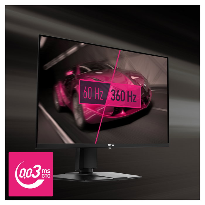 MSI MPG 271QRXDE Monitor Gaming QD-OLED 67.3 cm (26.5") 2560x1440 Wide Quad HD 360 Hz 1 ms AMD FreeSync DisplayHDR 400 Negro