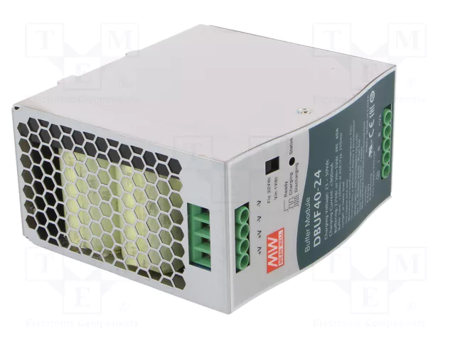 MEAN WELL DBUF40-24 Módulo buffer 24VDC 40A para carril DIN MEAN WELL DBUF40-24 Módulo buffer 24VDC 40A para carril DIN