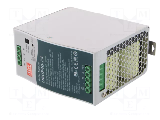 MEAN WELL DBUF40-24 Módulo buffer 24VDC 40A para carril DIN MEAN WELL DBUF40-24 Módulo buffer 24VDC 40A para carril DIN