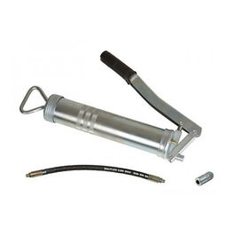 Faher Bomba de Engrase Manual a Palanca 500 cc, 500 bar (7250 psi), con Latiguillo y Boquilla para Lubricación Profesional Industrial y Agrícola