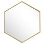 Home Deco Factory JGO. 4 ESPEJOS HEXAGONALES MIRAGE