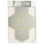Home Deco Factory JGO. 4 ESPEJOS HEXAGONALES MIRAGE