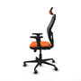 PIQUERAS Y CRESPO Silla de oficina Jorquera Naranja y Negro