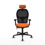 PIQUERAS Y CRESPO Silla de oficina Jorquera Naranja y Negro