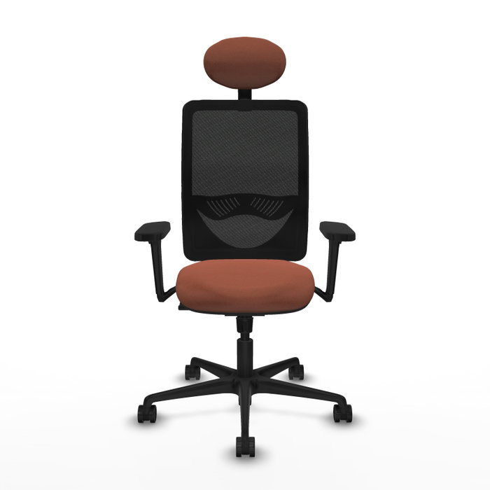 PIQUERAS Y CRESPO Silla de oficina Zulema con mecanismo Sincro, Marrón y Negro PIQUERAS Y CRESPO Silla de oficina Zulema con mecanismo Sincro, Marrón y Negro