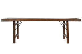 DKD Home Decor Mesa de Comedor Plegable de Madera Reciclada 240x90x77