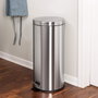 Confortime Cubo de Basura Metálico con Pedal 30 Litros Gris 36 x 29.5 x 64.5 cm (2 Unidades)