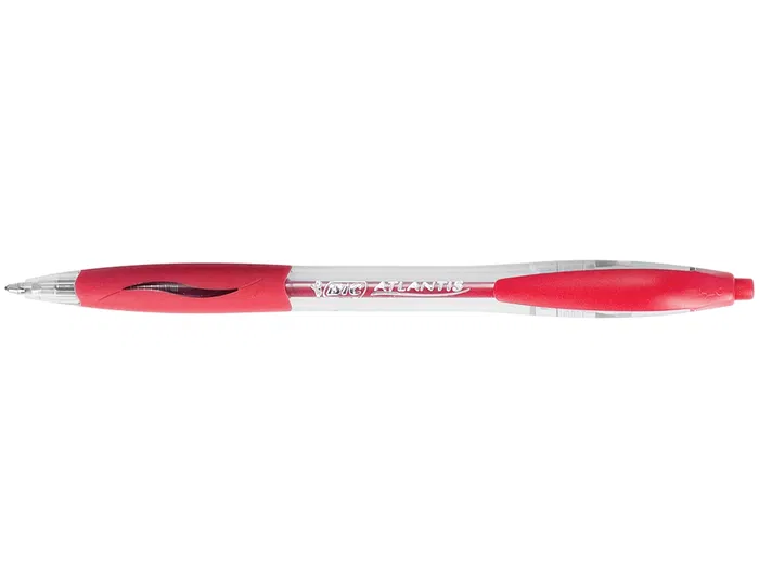 Bic Atlantis Bolígrafo Retráctil Rojo Tinta Aceite Punta 1 mm Bic Atlantis Bolígrafo Retráctil Rojo Tinta Aceite Punta 1 mm