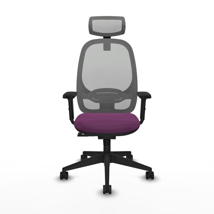 PIQUERAS Y CRESPO Silla de oficina Cilanco con mecanismo Sincro, Morado y Gris PIQUERAS Y CRESPO Silla de oficina Cilanco con mecanismo Sincro, Morado y Gris