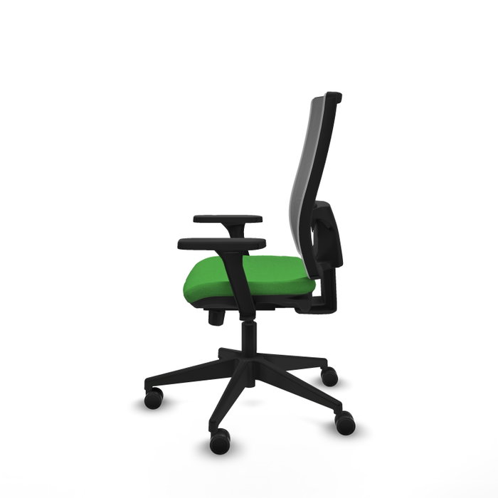 PIQUERAS Y CRESPO Silla de oficina Horna con mecanismo Sincro/Traslack, Verde y Gris PIQUERAS Y CRESPO Silla de oficina Horna con mecanismo Sincro/Traslack, Verde y Gris