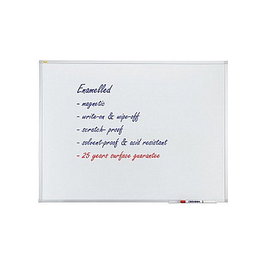 FRANKEN Pizarra magnética de acero esmaltado 120x90 cm