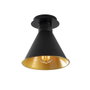 Berceste Lámpara de Techo Vintage Oyster Bay Negro 1xE27 Sin Bombilla OPV-525NOR1307
