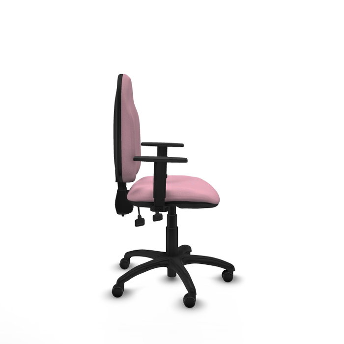 PIQUERAS Y CRESPO Silla de oficina Algarra Rosa con Brazos 1D PIQUERAS Y CRESPO Silla de oficina Algarra Rosa con Brazos 1D