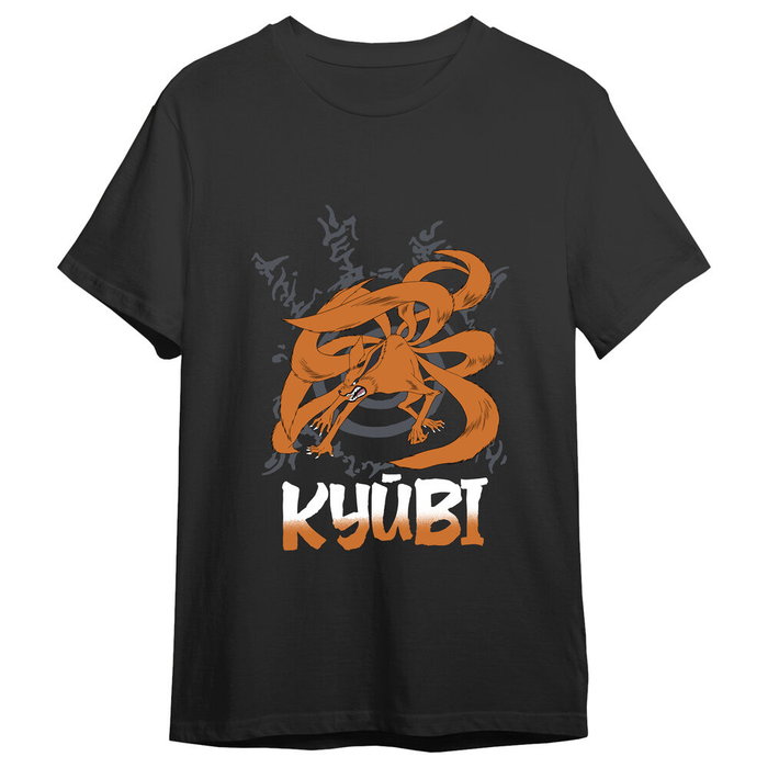 Superplay Naruto Camiseta Kyubi Black Talla S Superplay Naruto Camiseta Kyubi Black Talla S