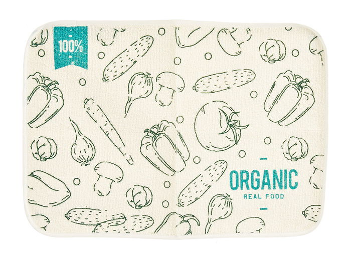 Kinvara Mantel Individual Rizo Organic 33 x 48 cm Verde/Blanco Algodon/Poliester (Set de 24) Kinvara Mantel Individual Rizo Organic 33 x 48 cm Verde/Blanco Algodon/Poliester (Set de 24)