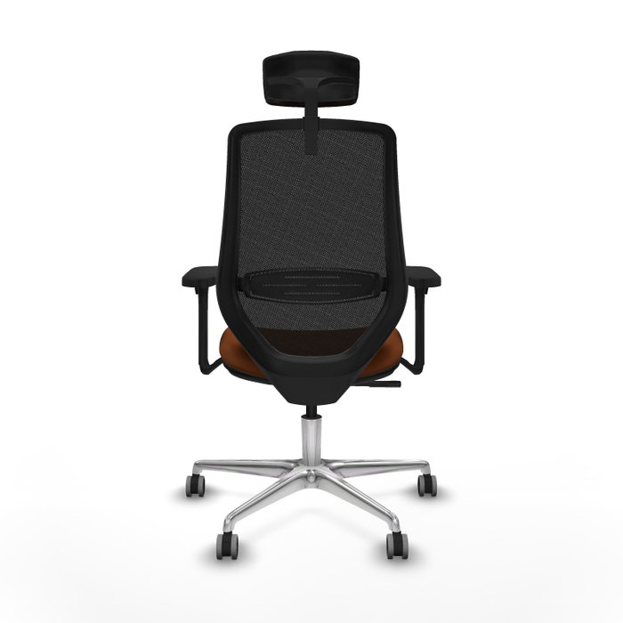 PIQUERAS Y CRESPO Silla de oficina Mardos con mecanismo Sincro, Marrón y Negro PIQUERAS Y CRESPO Silla de oficina Mardos con mecanismo Sincro, Marrón y Negro