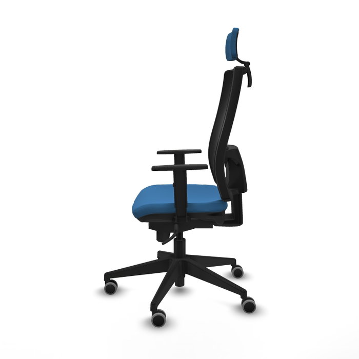PIQUERAS Y CRESPO Silla de oficina Horna Azul claro con mecanismo Sincro PIQUERAS Y CRESPO Silla de oficina Horna Azul claro con mecanismo Sincro