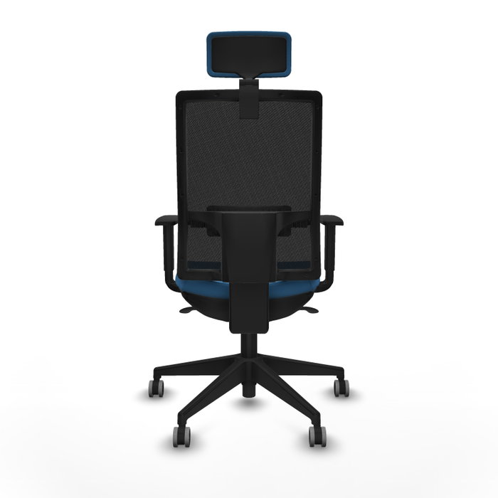 PIQUERAS Y CRESPO Silla de oficina Horna Azul claro con mecanismo Sincro PIQUERAS Y CRESPO Silla de oficina Horna Azul claro con mecanismo Sincro