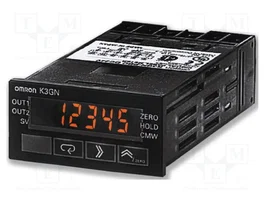 OMRON K3GN-PDC-24DC Medidor de Voltaje y Corriente DC de 24VDC