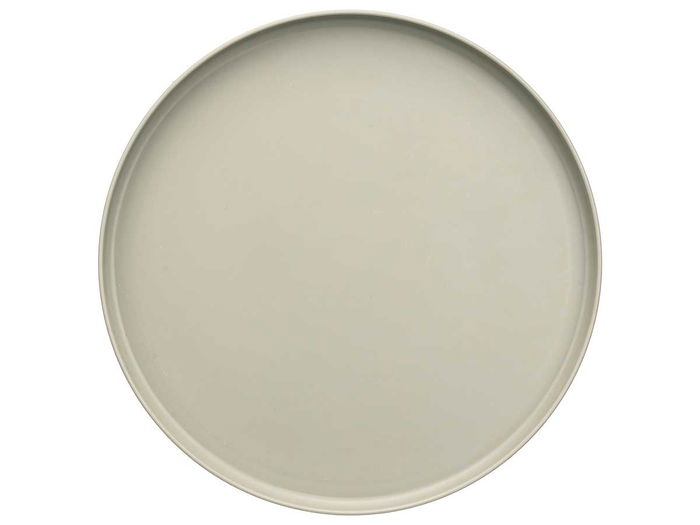 Leknes Plato Llano 19.5 cm Diámetro Gris (Set de 24)