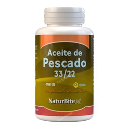 NATURBITE Aceite de Pescado 1000Mg 60 Cápsulas con Omega 3, EPA y DHA