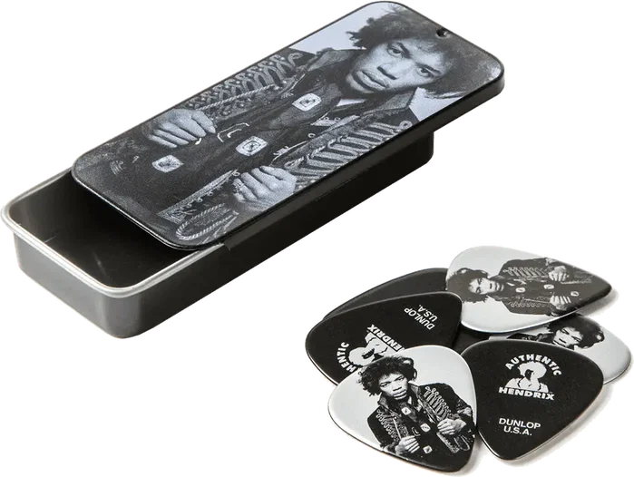Dunlop Púa Signature Jimi Hendrix Mankowitz Caja Surtido 6 Ud.