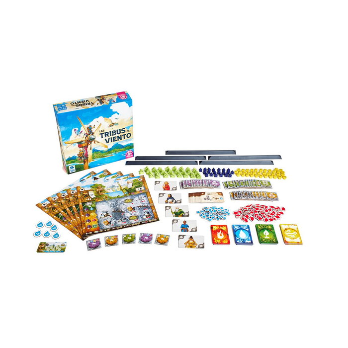 Tranjis Games Las Tribus Del Viento Juego de Mesa Estratégico Post-Apocalíptico Cartas Interacción 14+