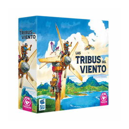 Tranjis Games - Juego de Mesa Las Tribus del Viento, Estratégico, Cartas, Post-Apocalíptico, Ecológico, Gestión de Mano, Edad +14 Años