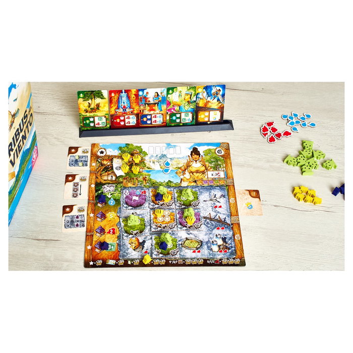 Tranjis Games Las Tribus Del Viento Juego de Mesa Estratégico Post-Apocalíptico Cartas Interacción 14+