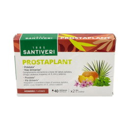 SANTIVERI Prostaplant Serenpro 40Cap - Complemento Alimenticio para la Función de la Próstata con Sabal, Ortiga, Epilobio y Calabaza