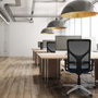 PIQUERAS Y CRESPO Silla de oficina Motilla con mecanismo Sincro, Blanco y Gris