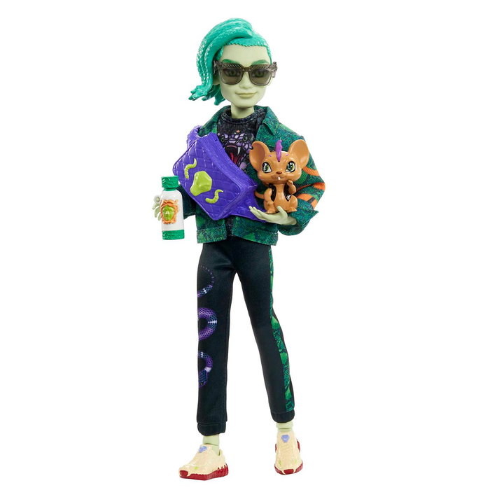 Mattel Monster High Deuce Gorgon con mascota y accesorios de moda Mattel Monster High Deuce Gorgon con mascota y accesorios de moda