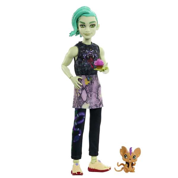 Mattel Monster High Deuce Gorgon con mascota y accesorios de moda Mattel Monster High Deuce Gorgon con mascota y accesorios de moda