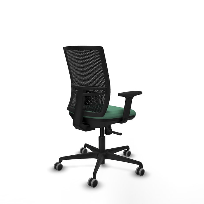 PIQUERAS Y CRESPO Silla de oficina Yunquera con mecanismo Sincro, Verde esmeralda y Negro PIQUERAS Y CRESPO Silla de oficina Yunquera con mecanismo Sincro, Verde esmeralda y Negro