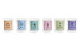 DKD Home Decor Set de 3 Velas Perfumadas de Tarot Multicolor